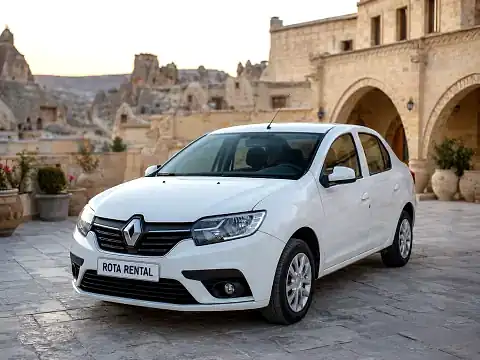 Renault Symbol White Manual - Sedan car rental in Kapadokya