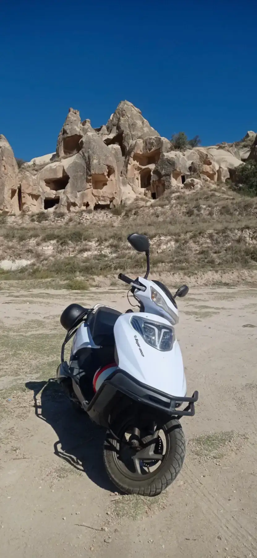 Scooter rental at the office business view