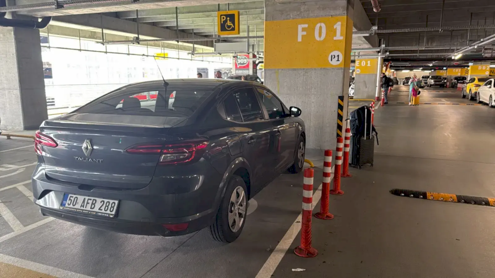 Airport transfer vehicle business view