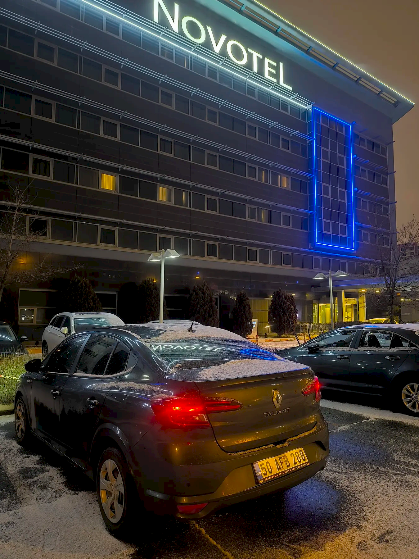 Historic hotel delivery business view
