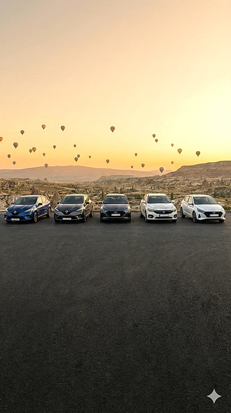 Rota Rent a Car fleet in Kapadokya